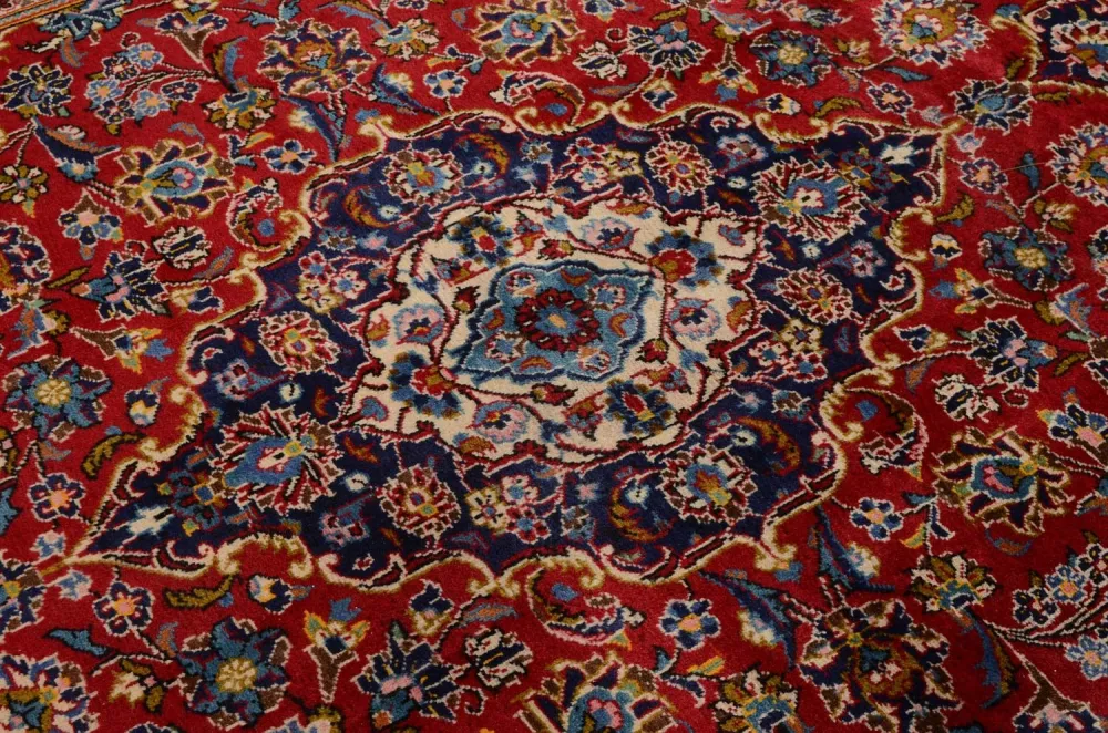 Persisk teppe - Keshan - 305 x 198 cm - rød