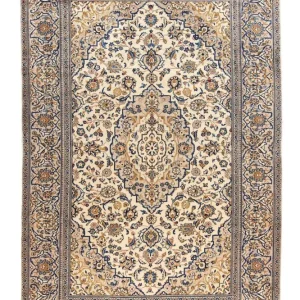 Persisk teppe - Keshan - 305 x 198 cm - beige