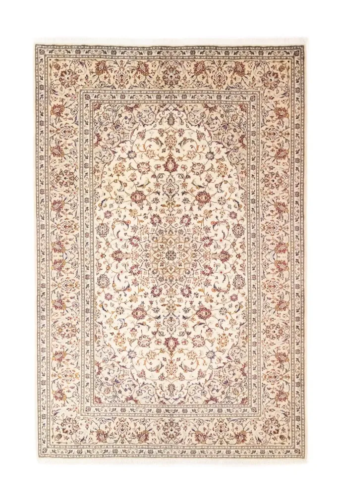 Persisk teppe - Keshan - 305 x 200 cm - beige