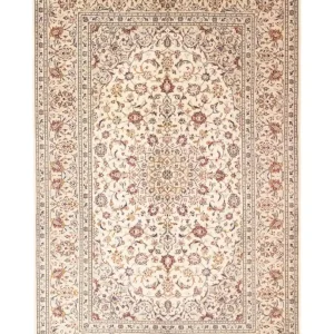 Persisk teppe - Keshan - 305 x 200 cm - beige