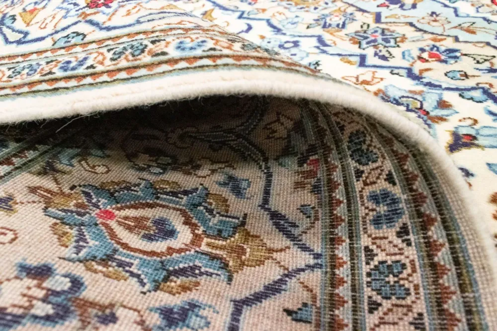 Persisk teppe - Keshan - 306 x 195 cm - beige