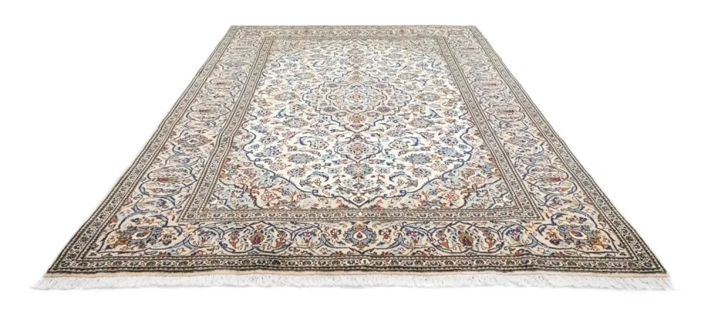 Persisk teppe - Keshan - 306 x 195 cm - beige
