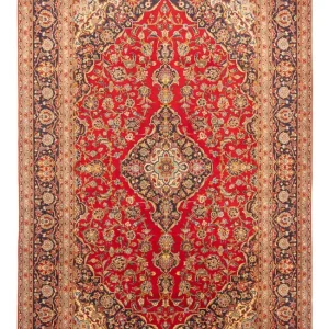 Persisk teppe - Keshan - 307 x 204 cm - rød