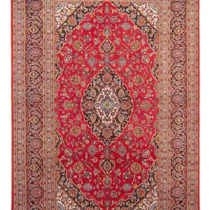Persisk teppe - Keshan - 307 x 210 cm - rød
