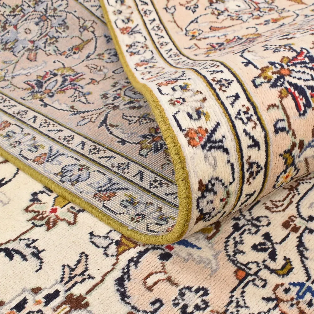 Persisk teppe - Keshan - 308 x 208 cm - lys beige