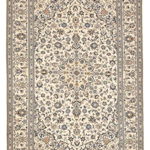 Persisk teppe - Keshan - 310 x 196 cm - lys beige