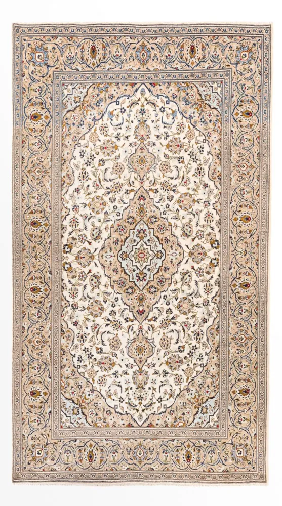 Persisk teppe - Keshan - 310 x 200 cm - krem