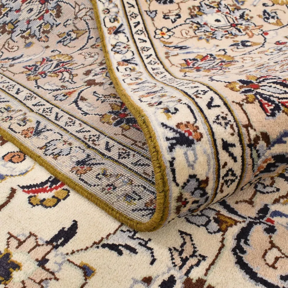 Persisk teppe - Keshan - 310 x 215 cm - lys beige
