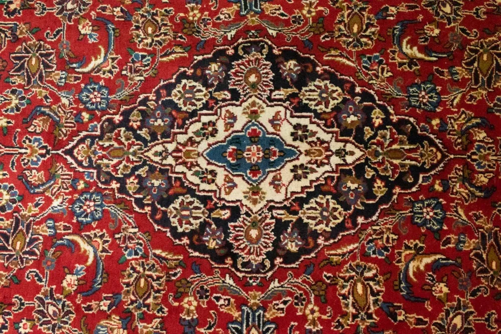 Persisk teppe - Keshan - 311 x 200 cm - rød