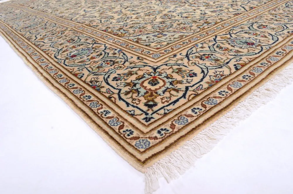 Persisk teppe - Keshan - 314 x 192 cm - beige