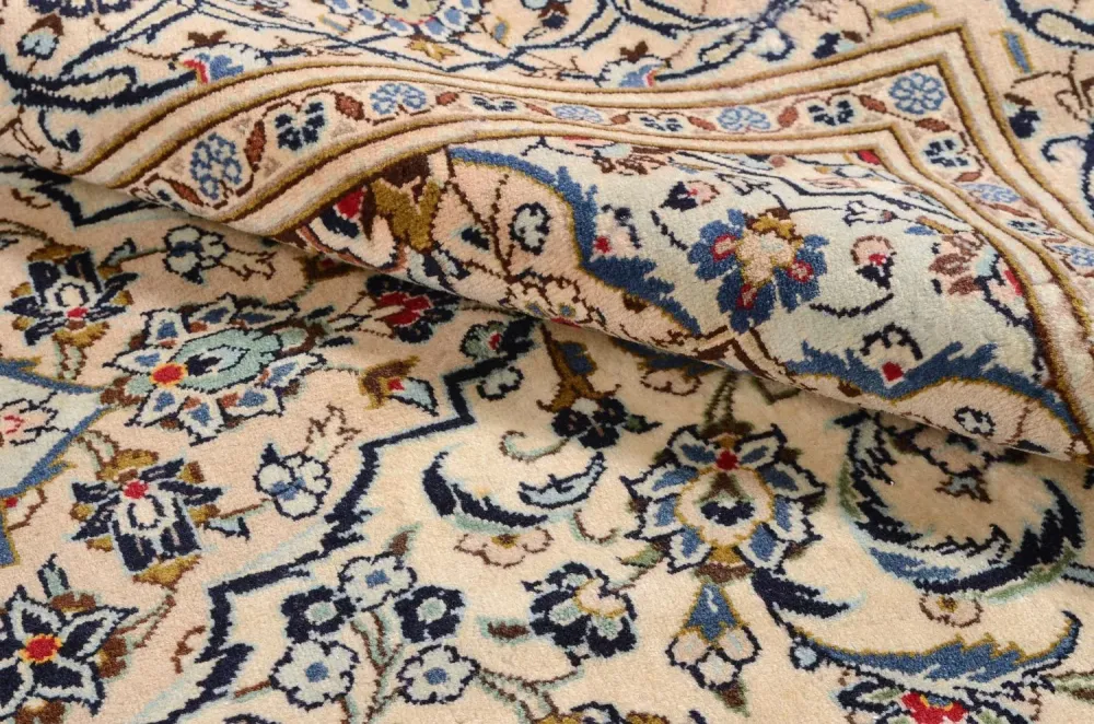 Persisk teppe - Keshan - 314 x 192 cm - beige