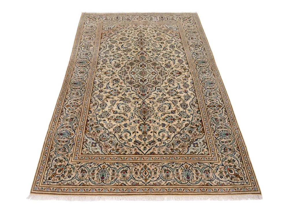 Persisk teppe - Keshan - 314 x 192 cm - beige