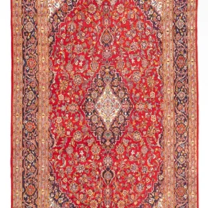 Persisk teppe - Keshan - 315 x 205 cm - rød