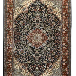 Persisk teppe - Keshan - 315 x 220 cm - mørkeblå