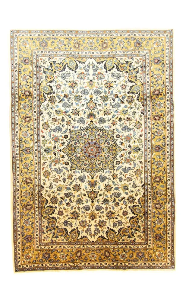 Persisk teppe - Keshan - 320 x 215 cm - beige