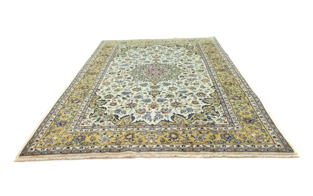 Persisk teppe - Keshan - 320 x 215 cm - beige