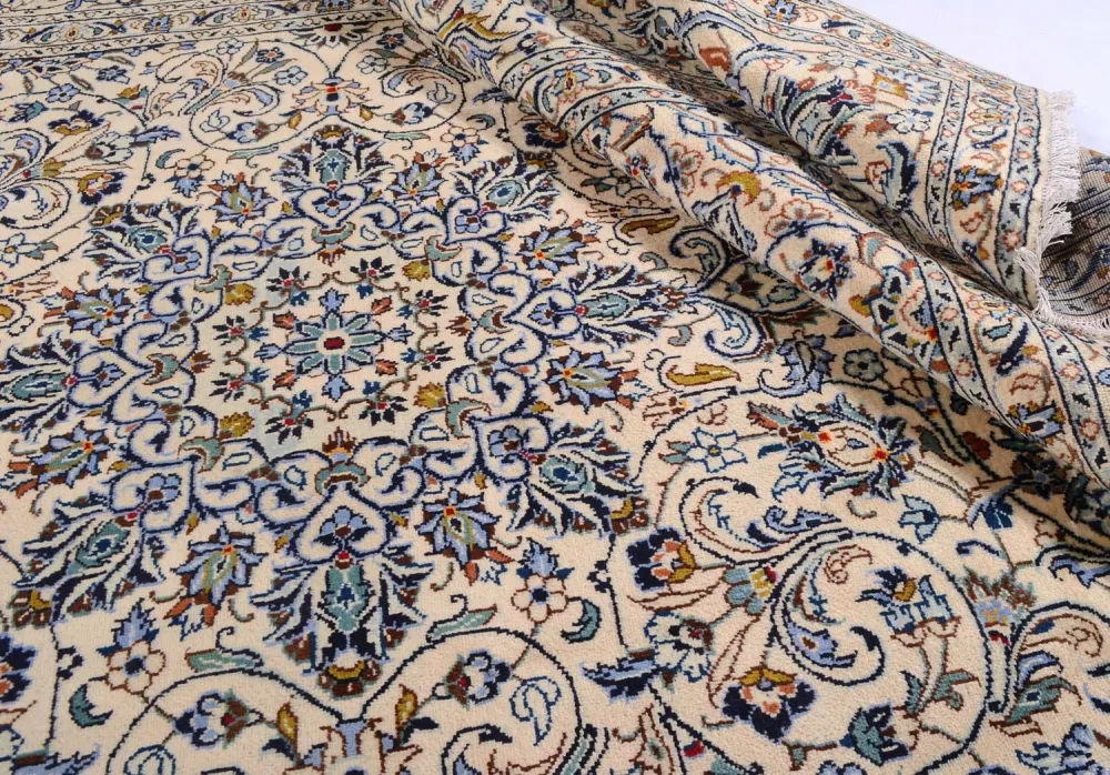 Persisk teppe - Keshan - 323 x 231 cm - beige