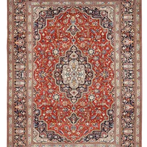 Persisk teppe - Keshan - 324 x 234 cm - rød