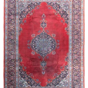 Persisk teppe - Keshan - 325 x 225 cm - mørk rød