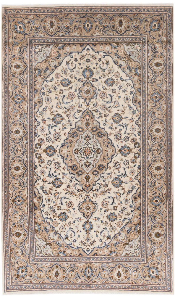Persisk teppe - Keshan - 330 x 198 cm - krem