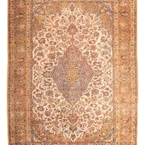 Persisk teppe - Keshan - 330 x 230 cm - beige