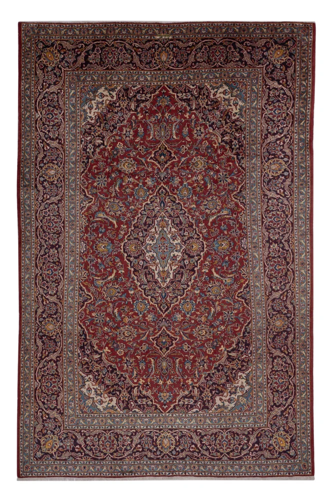 Persisk teppe - Keshan - 332 x 218 cm - rust