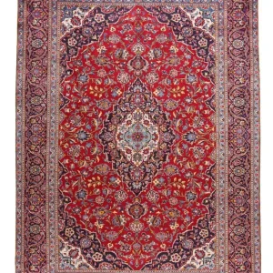 Persisk teppe - Keshan - 332 x 231 cm - rød
