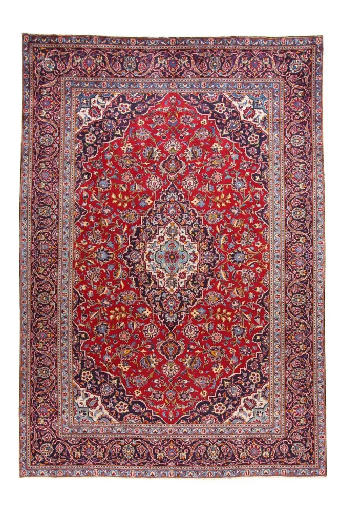 Persisk teppe - Keshan - 332 x 231 cm - rød