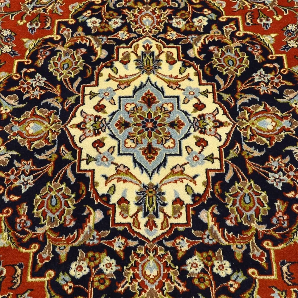 Persisk teppe - Keshan - 332 x 239 cm - lys rød
