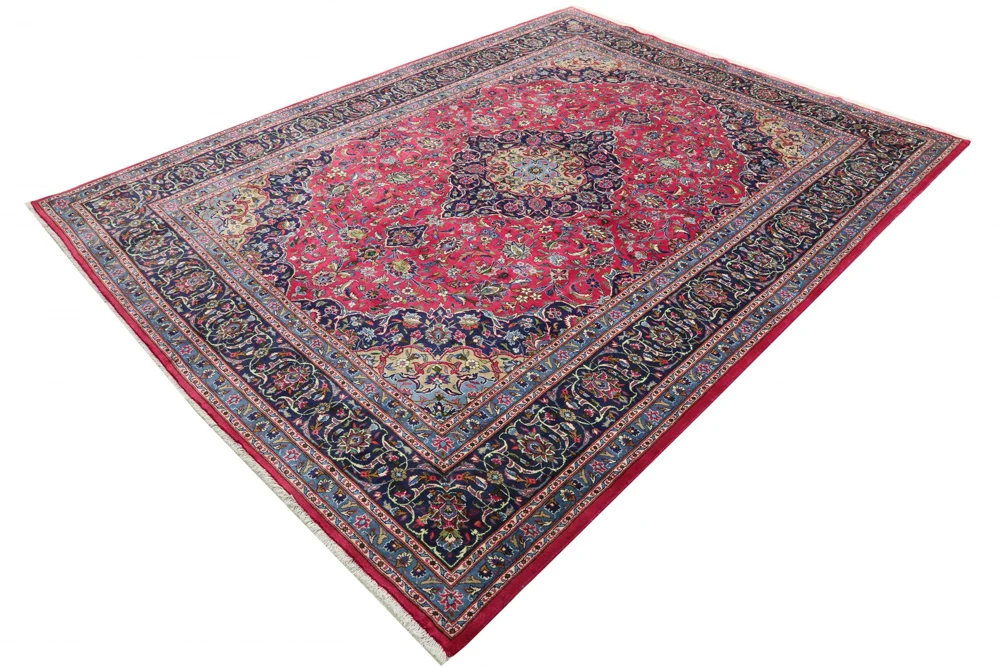 Persisk teppe - Keshan - 332 x 251 cm - rød