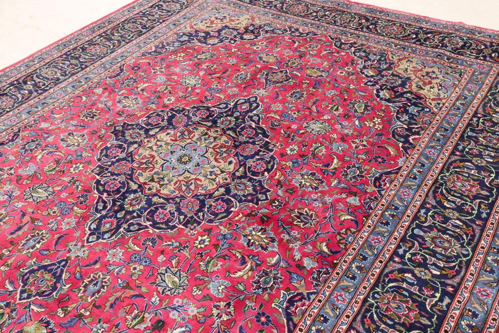 Persisk teppe - Keshan - 332 x 251 cm - rød
