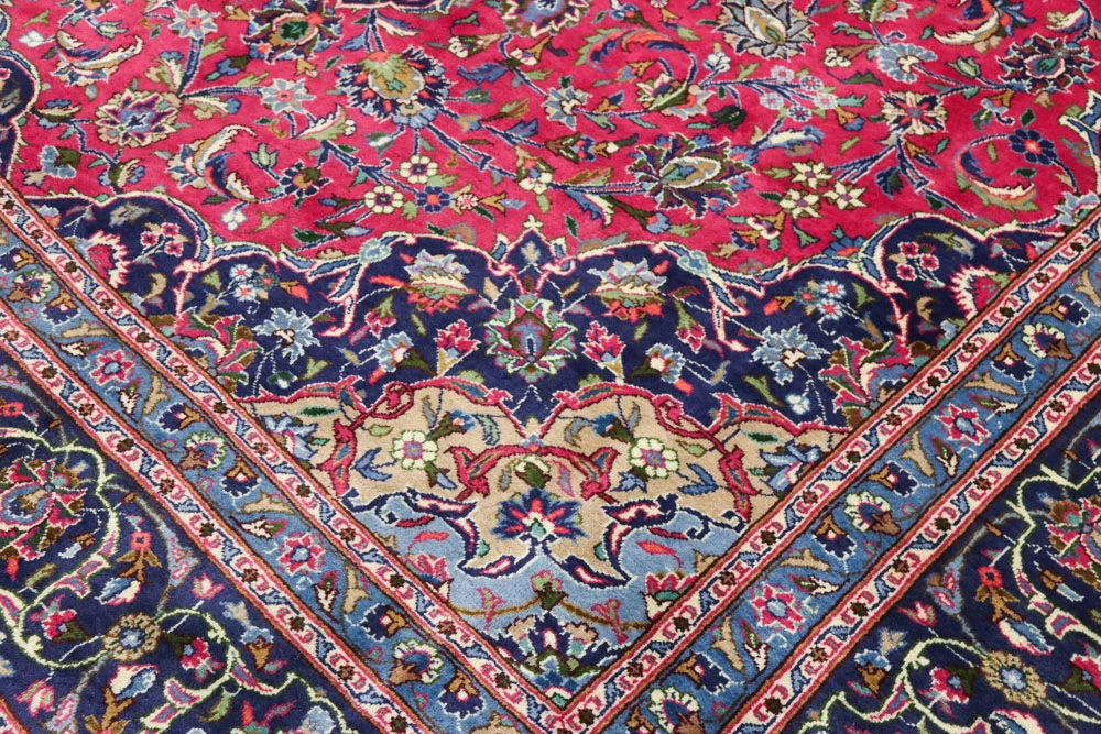 Persisk teppe - Keshan - 332 x 251 cm - rød