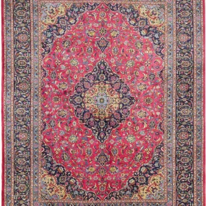 Persisk teppe - Keshan - 332 x 251 cm - rød