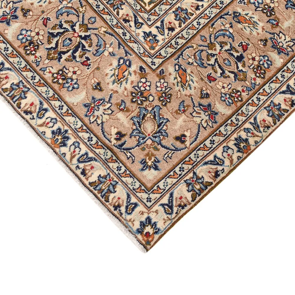 Persisk teppe - Keshan - 333 x 235 cm - lys beige