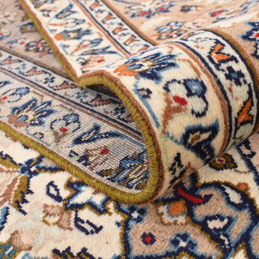 Persisk teppe - Keshan - 333 x 235 cm - lys beige