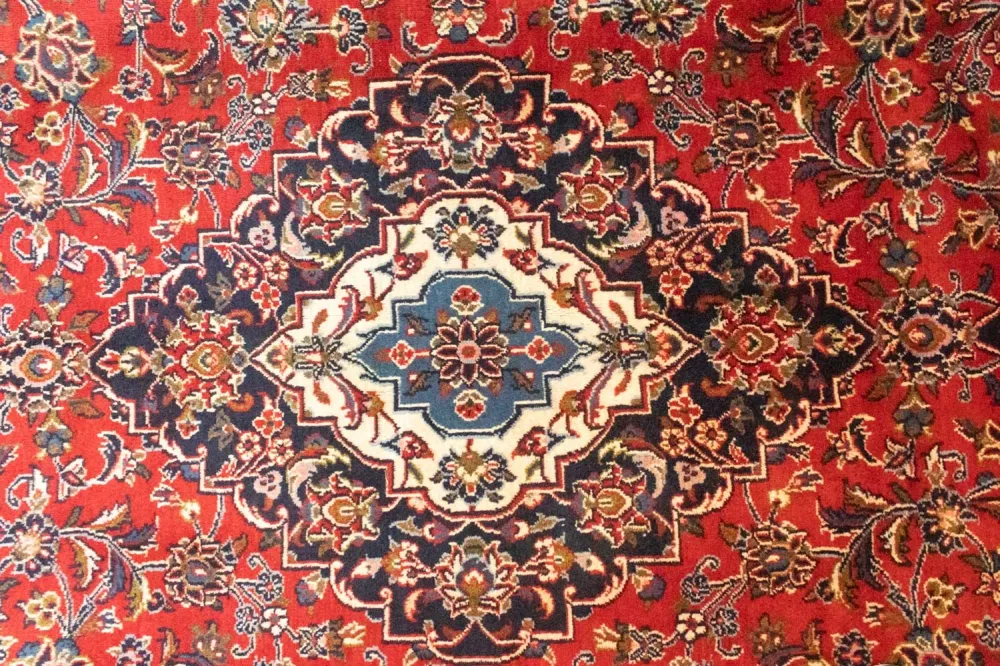 Persisk teppe - Keshan - 333 x 240 cm - rød