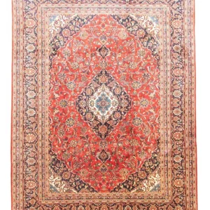 Persisk teppe - Keshan - 333 x 240 cm - rød