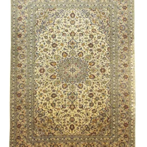 Persisk teppe - Keshan - 333 x 245 cm - beige