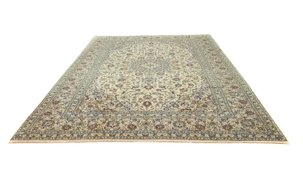 Persisk teppe - Keshan - 333 x 245 cm - beige