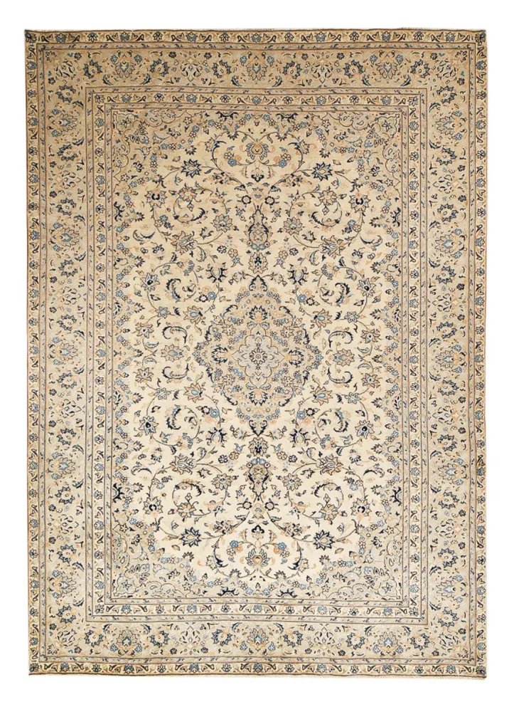 Persisk teppe - Keshan - 334 x 240 cm - beige