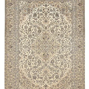 Persisk teppe - Keshan - 335 x 229 cm - sand