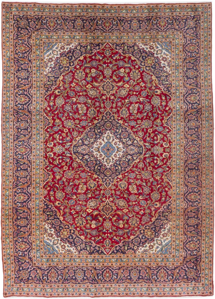 Persisk teppe - Keshan - 335 x 247 cm - rød