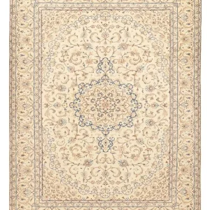 Persisk teppe - Keshan - 335 x 250 cm - lys beige
