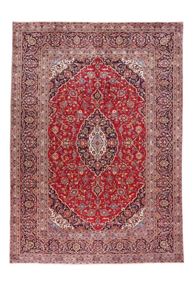 Persisk teppe - Keshan - 336 x 241 cm - rød