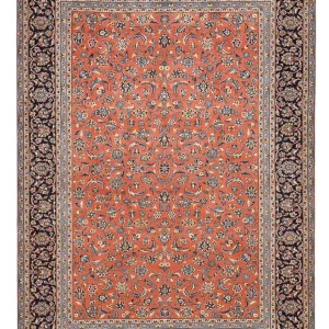 Persisk teppe - Keshan - 336 x 243 cm - rød