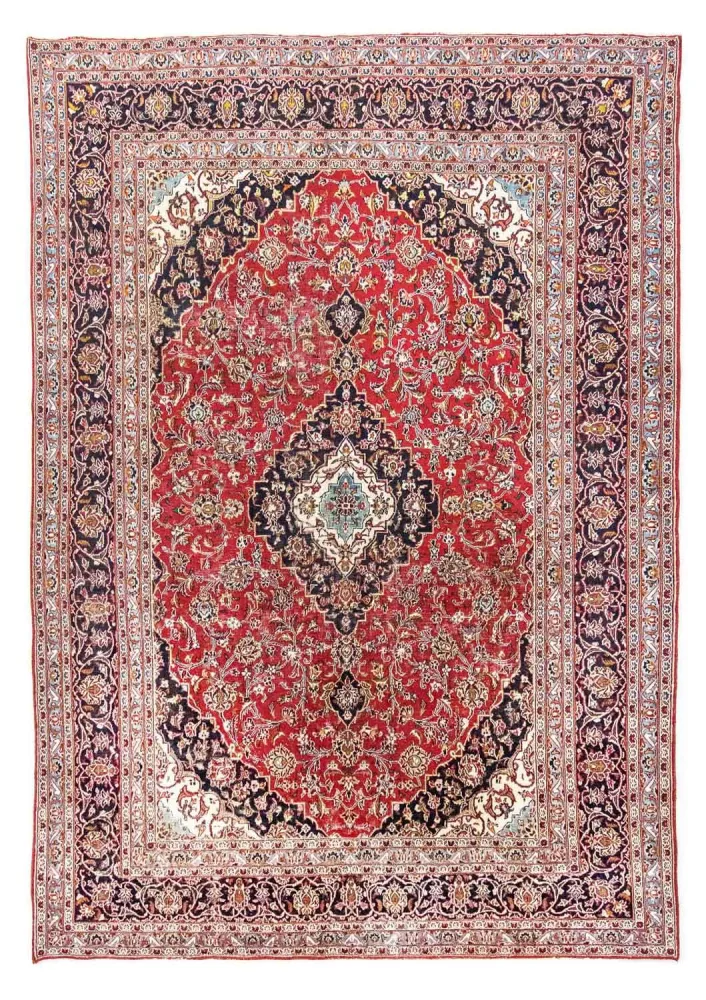 Persisk teppe - Keshan - 337 x 241 cm - rød