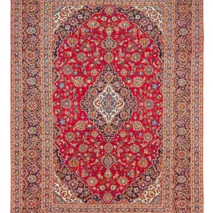 Persisk teppe - Keshan - 337 x 246 cm - rød