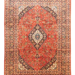 Persisk teppe - Keshan - 337 x 246 cm - oransje