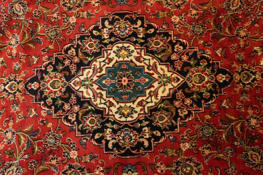 Persisk teppe - Keshan - 337 x 246 cm - oransje