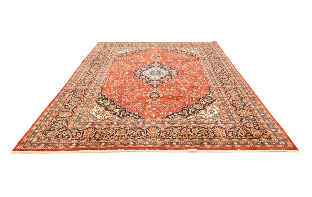 Persisk teppe - Keshan - 337 x 246 cm - oransje